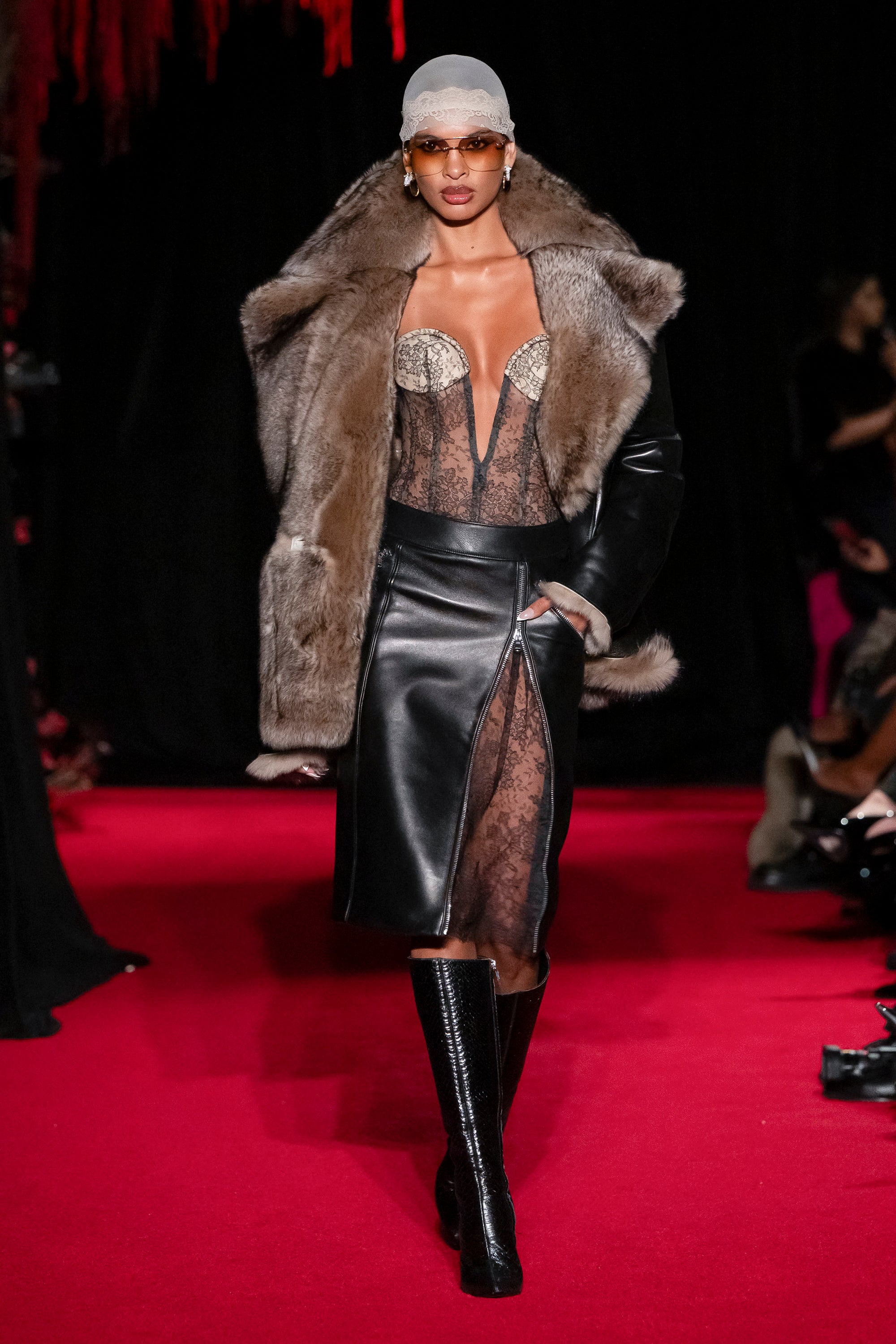 LaQuan Smith Coat with Oversized Collar